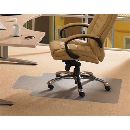 BACK2BASICS Cleartex  Advantagemat Pvc Rectangular Lipped Chair Mat For Low Pile Carpets 0.25 In.; Clear 36 X 48 In. BA22967